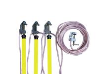 Переносное заземление ЗПЛ-110Н-3 (25мм) в комплекте с ШЗП-110Н (3шт)