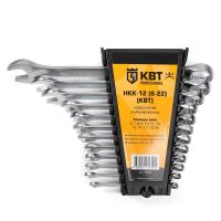 Набор гаечных комбинированных ключей серии KBT-PROFESSIONAL НКК-12 (6-22) (КВТ)
