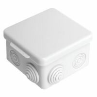 Коробка распаячная пылевлагозащитная с эластичными мембранными вводами УПр 80x80х50