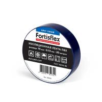 Изолента ПВХ 15x0.13х20 (син) (Fortisflex)