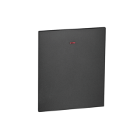 Выкл. 1 кл с инд 10А с/у б/рамки QUATTRO ULTIMA BLACK UNIT (10)
