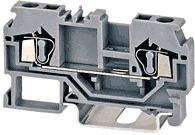Клемма 4мм?. 2-пров. (сер.) WS4-01P-11-00A(H)_DEGSON