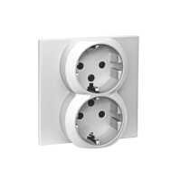 Роз. 2-ная 16А с/у с з/к з/ш QUATTRO ARCTIC WHITE UNIT (10)
