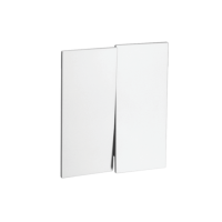 Выкл. 2 кл 10А с/у б/рамки QUATTRO ARCTIC WHITE UNIT (10)