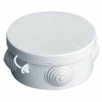 Коробка распаячная пылевлагозащитная с эластичными мембранными вводами УПр 85х40