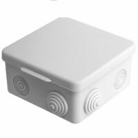 Коробка распаячная пылевлагозащитная с эластичными мембранными вводами УПрк 100x100х50