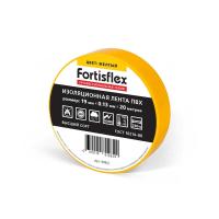 Изолента ПВХ 19х0.13x20 (желт) (Fortisflex)