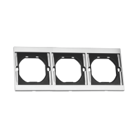 Рамка 3-ная QUATTRO ARCTIC WHITE UNIT (10)
