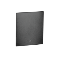 Переключ. 1 кл 10А с/у б/рамки QUATTRO ULTIMA BLACK UNIT (10)