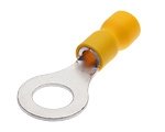 Наконечник кольцевой изолированный НКИ 6,0-8 желт (КВТ) (100шт)
