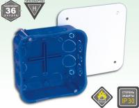 Коробка распределительная для гипсокартона и полых стен KSC 11-401 (105*105*45мм)