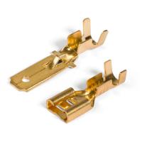 Разъем плоский неизолированный РП-М 2,5-(6,3) (КВТ) (100шт)