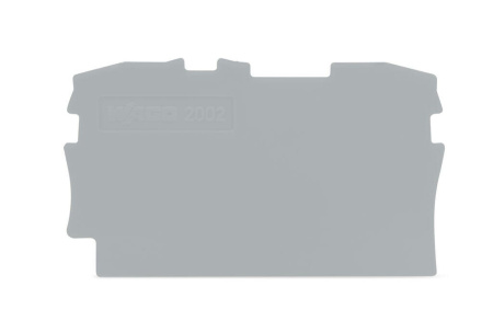 Пластина концевая и промежуточная (сер.) WAGO 2002-1291