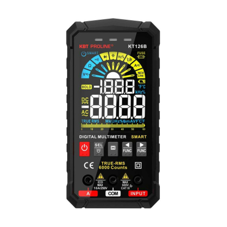 Мультиметр цифровой SMART KT 126В "PROLINE" (КВТ)