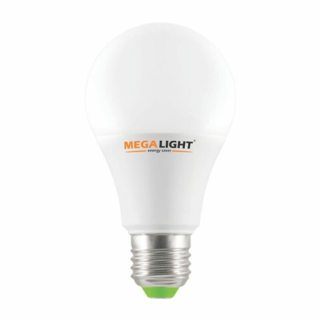 LED ЛАМПА A60 "Standart" 15W 1350Lm 230V 6500K E27 MEGALIGHT