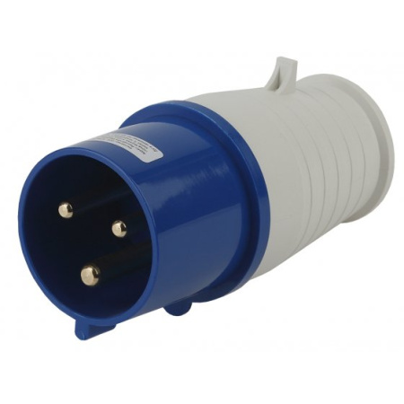 ЭРА Вилка переносная 023 2Р+РЕ 32А 220В IP44